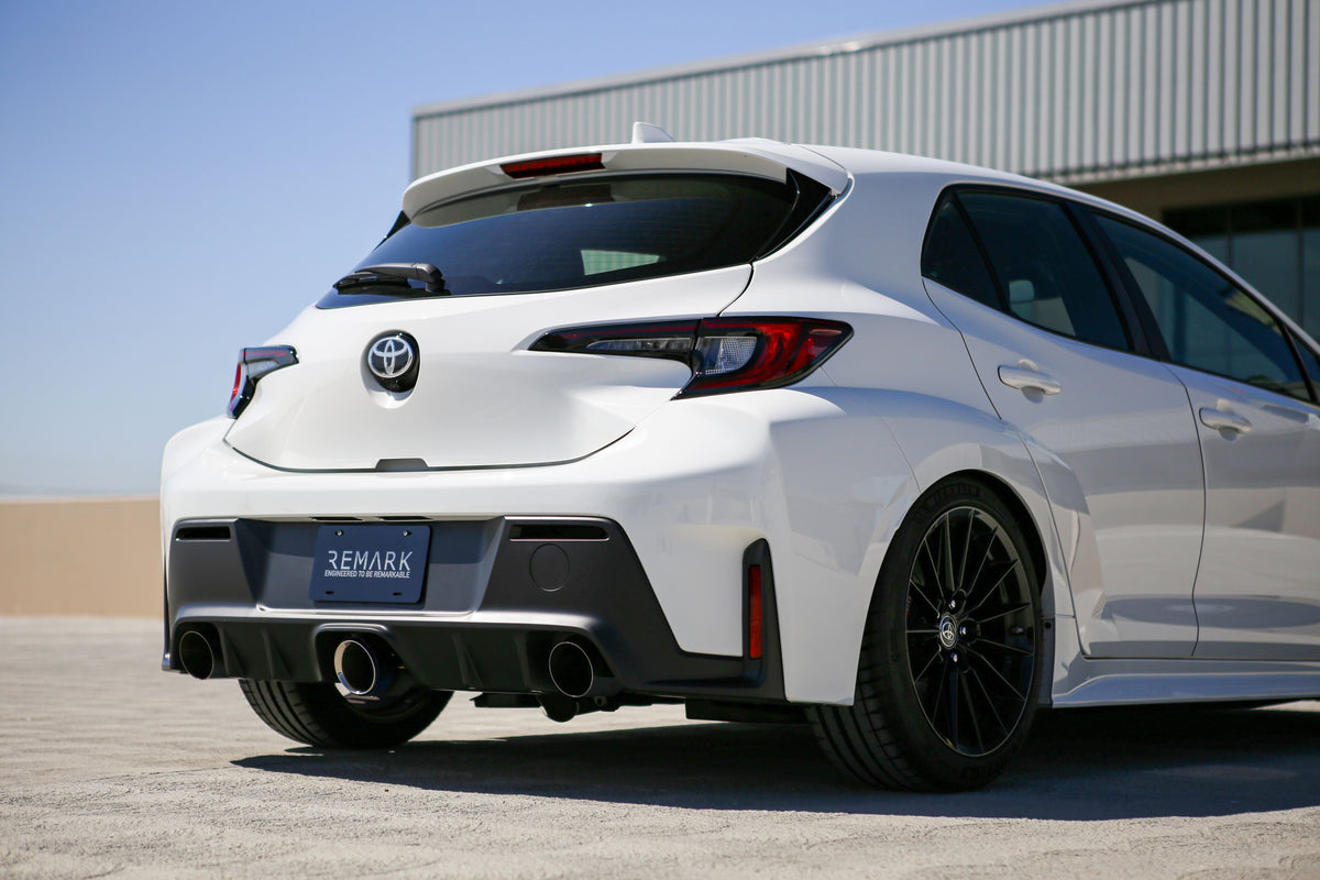 REMARK Catback Exhaust, Toyota GR Corolla, Elite Spec Stainless Center Cover - RK-C3076T-05S
