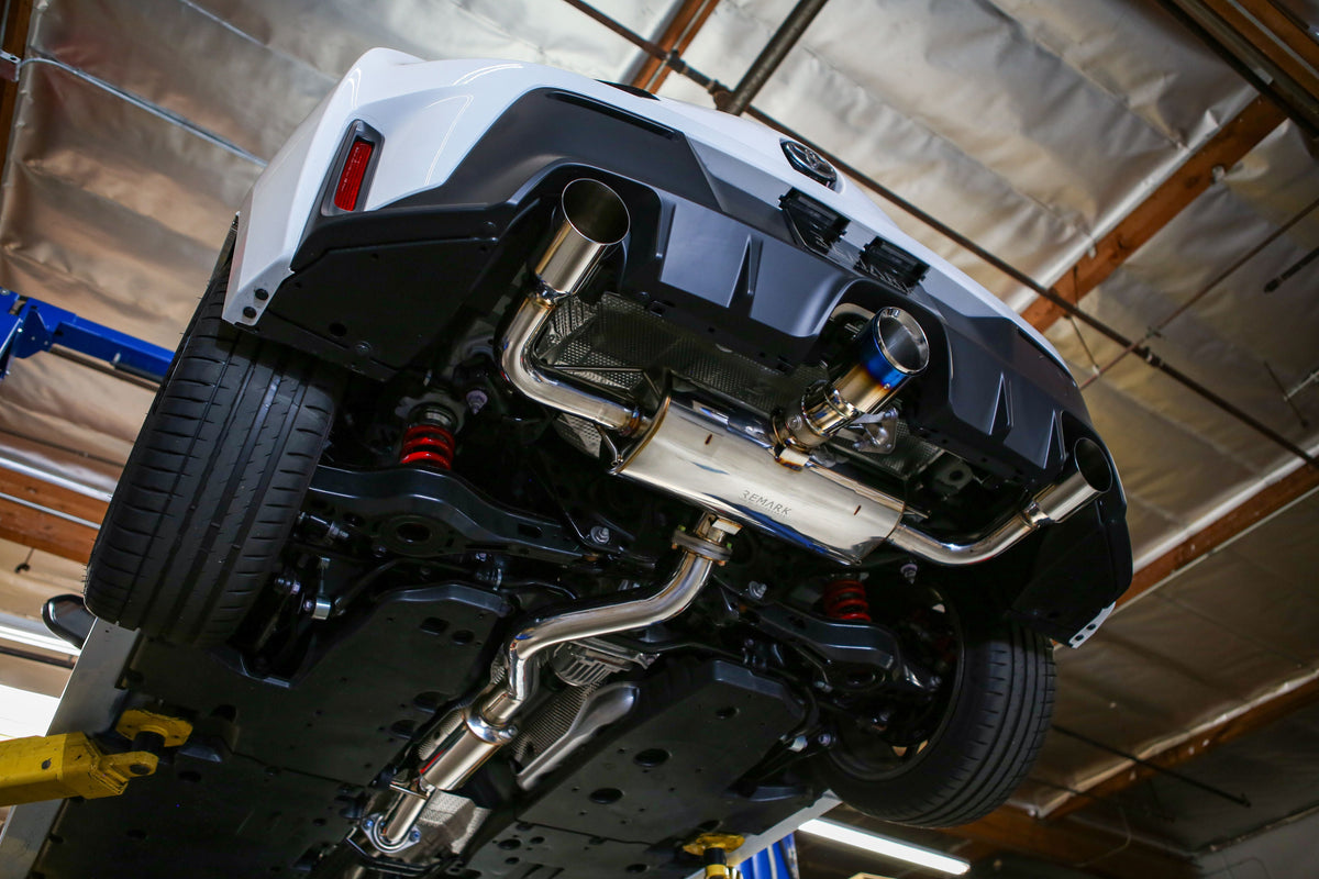 REMARK Catback Exhaust, Toyota GR Corolla, Elite Spec Stainless Center Cover - RK-C3076T-05S