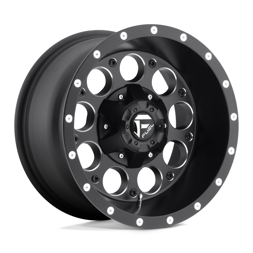 Fuel Off-Road D525 15X8 Matte Black Milled 6x139.7 -18mm