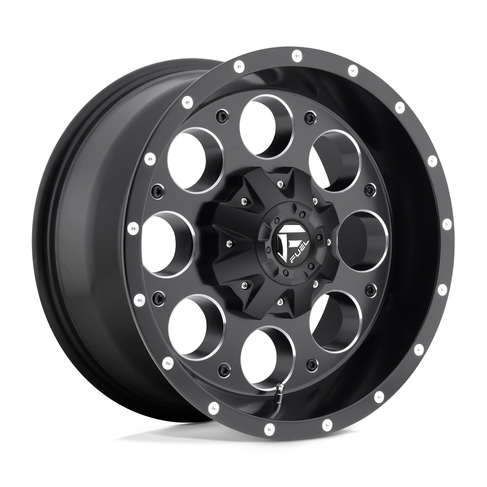 Fuel Off-Road D525 16X8 Matte Black Milled 6x130 +25mm