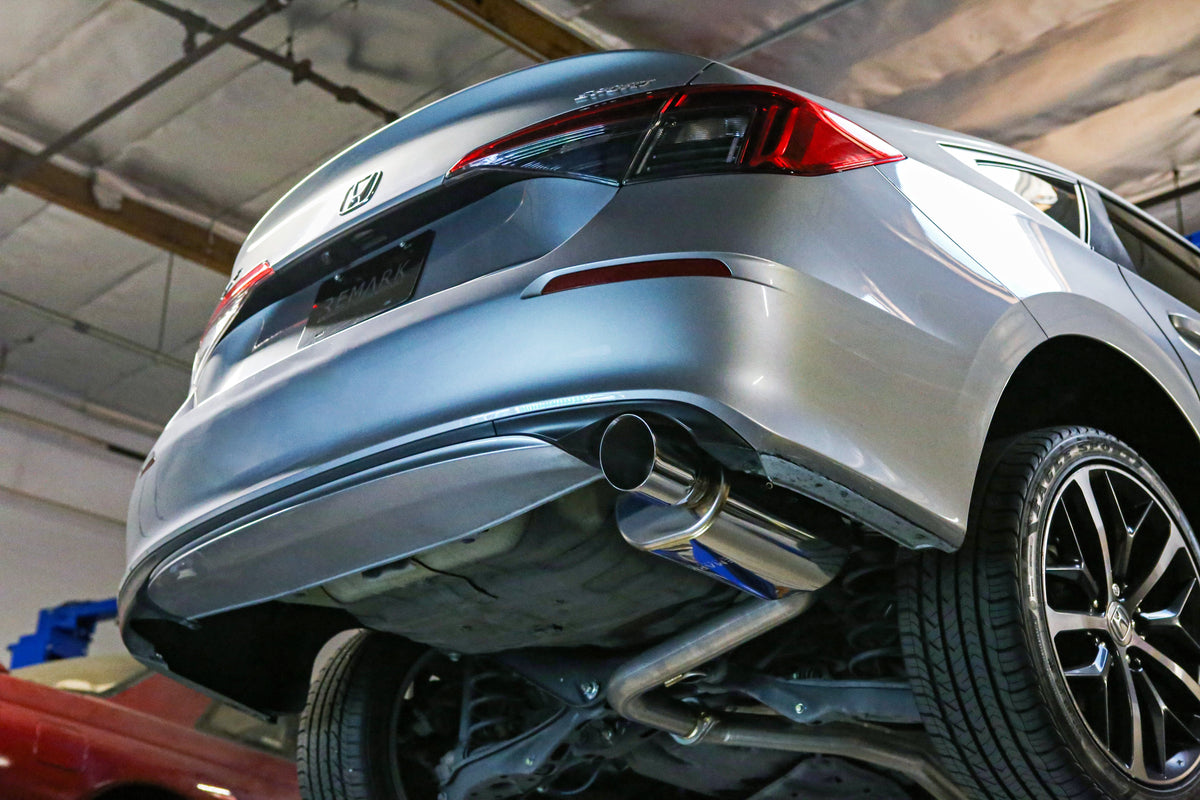 REMARK 2022+ Honda Civic Sport Sedan (FE2) Sports Touring Spec Catback Exhaust - Stainless Steel Tip - RK-C1063H-11