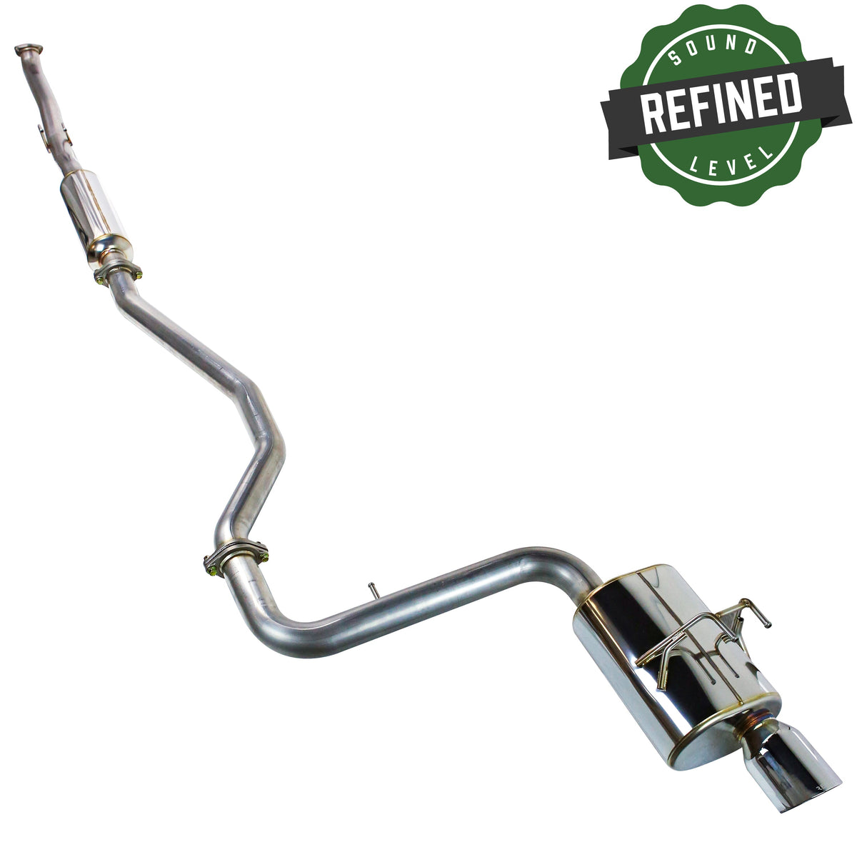 REMARK 2022+ Honda Civic Sport Sedan (FE2) Sports Touring Spec Catback Exhaust - Stainless Steel Tip - RK-C1063H-11