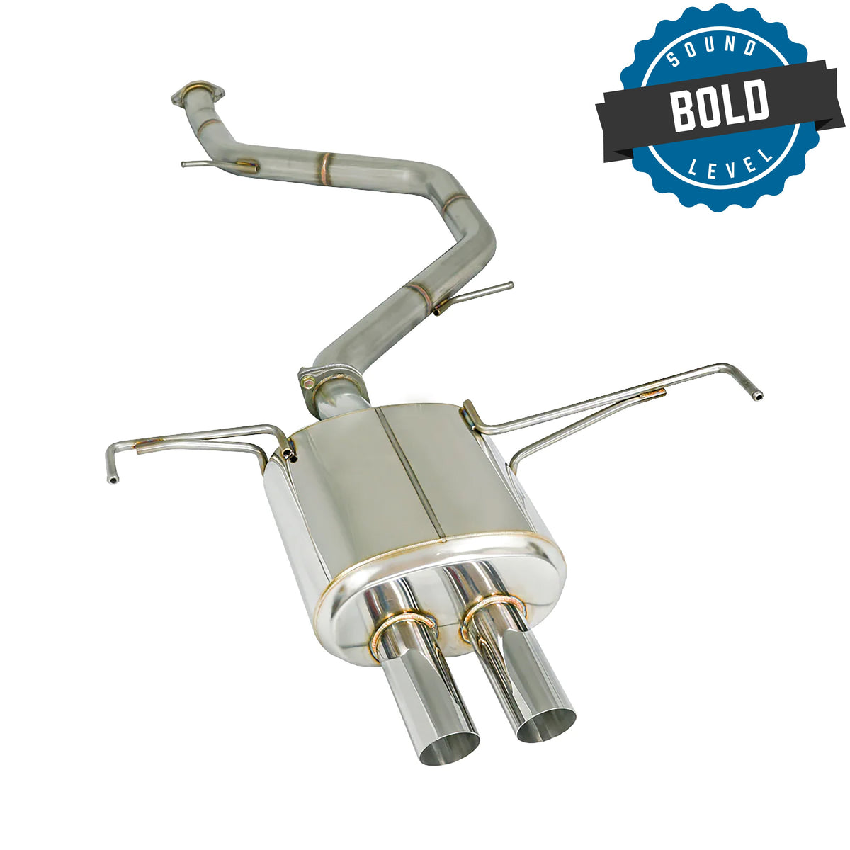 Remark 2019+ Toyota Corolla Hatchback Cat-Back Remark Exhaust w/Stainless Polished Tip - RK-C1063T-01
