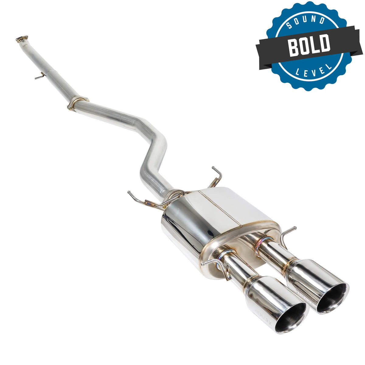 Remark 2017+ Honda Civic Si Coupe Cat-Back Exhaust (Non-Resonated) - RK-C1076H-03