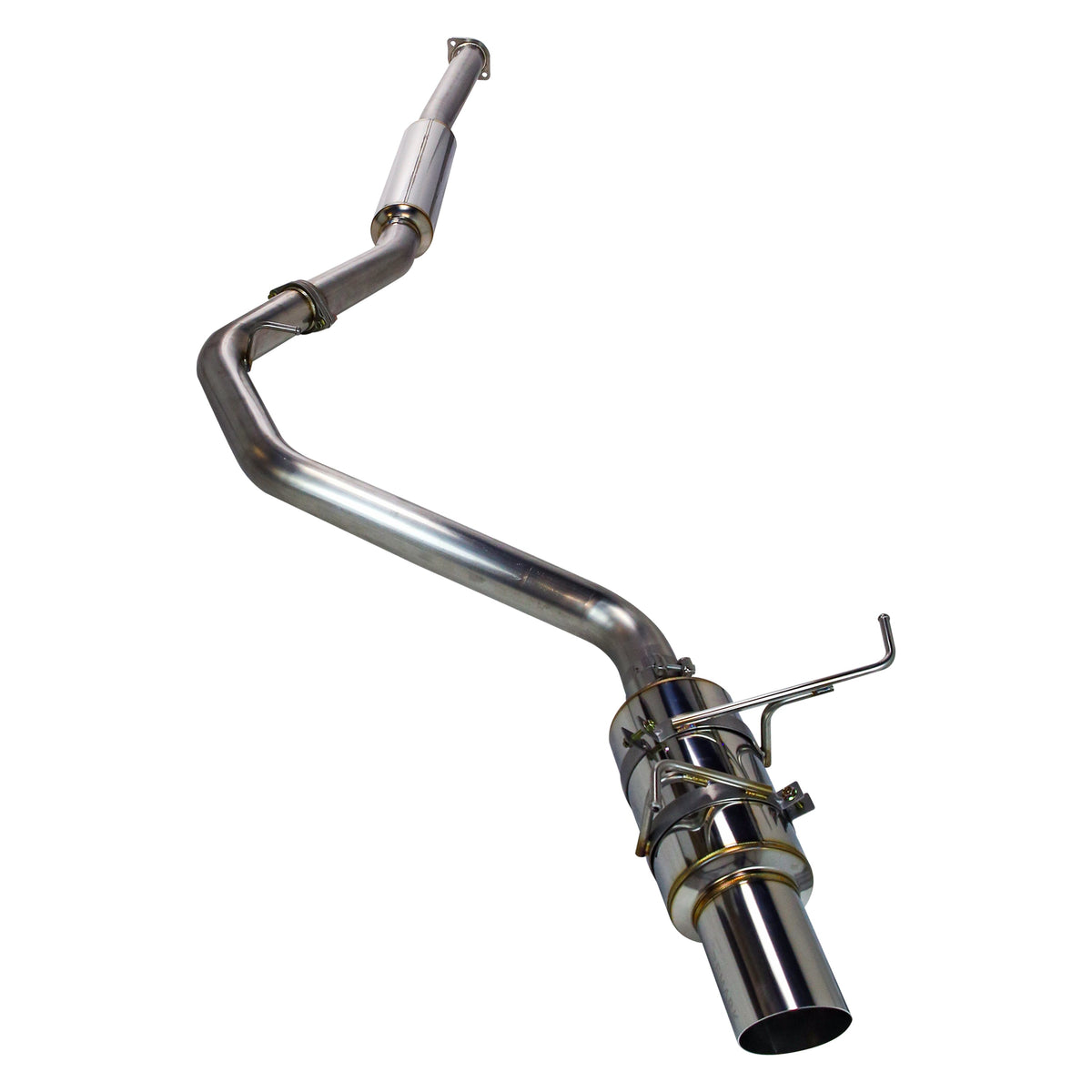 Remark 2015+ Subaru WRX/STI (VA) R1-Spec Single-Exit Cat-Back Exhaust w/ Stainless Steel Muffler - RK-C1076S-01