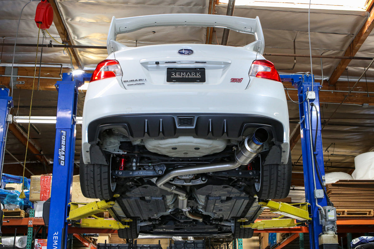 Remark 15-21 Subaru WRX STI R1 Spec Cat-Back Exhaust Single Exit - Full Titanium - RK-C1076S-01TF
