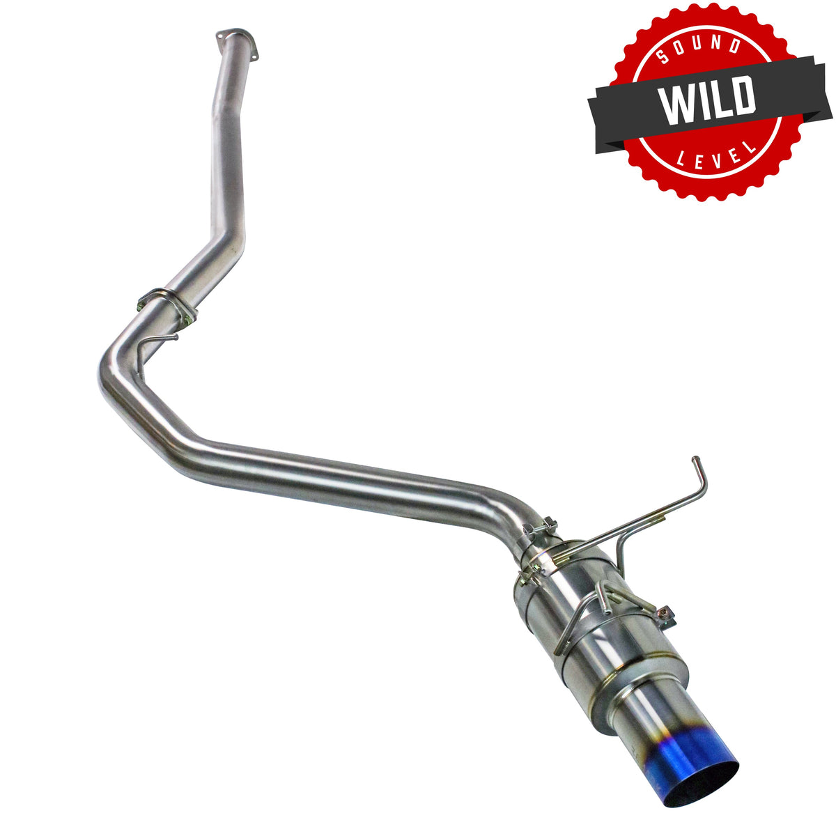 Remark 15-21 Subaru WRX STI R1 Spec Cat-Back Exhaust Single Exit - Full Titanium - RK-C1076S-01TF