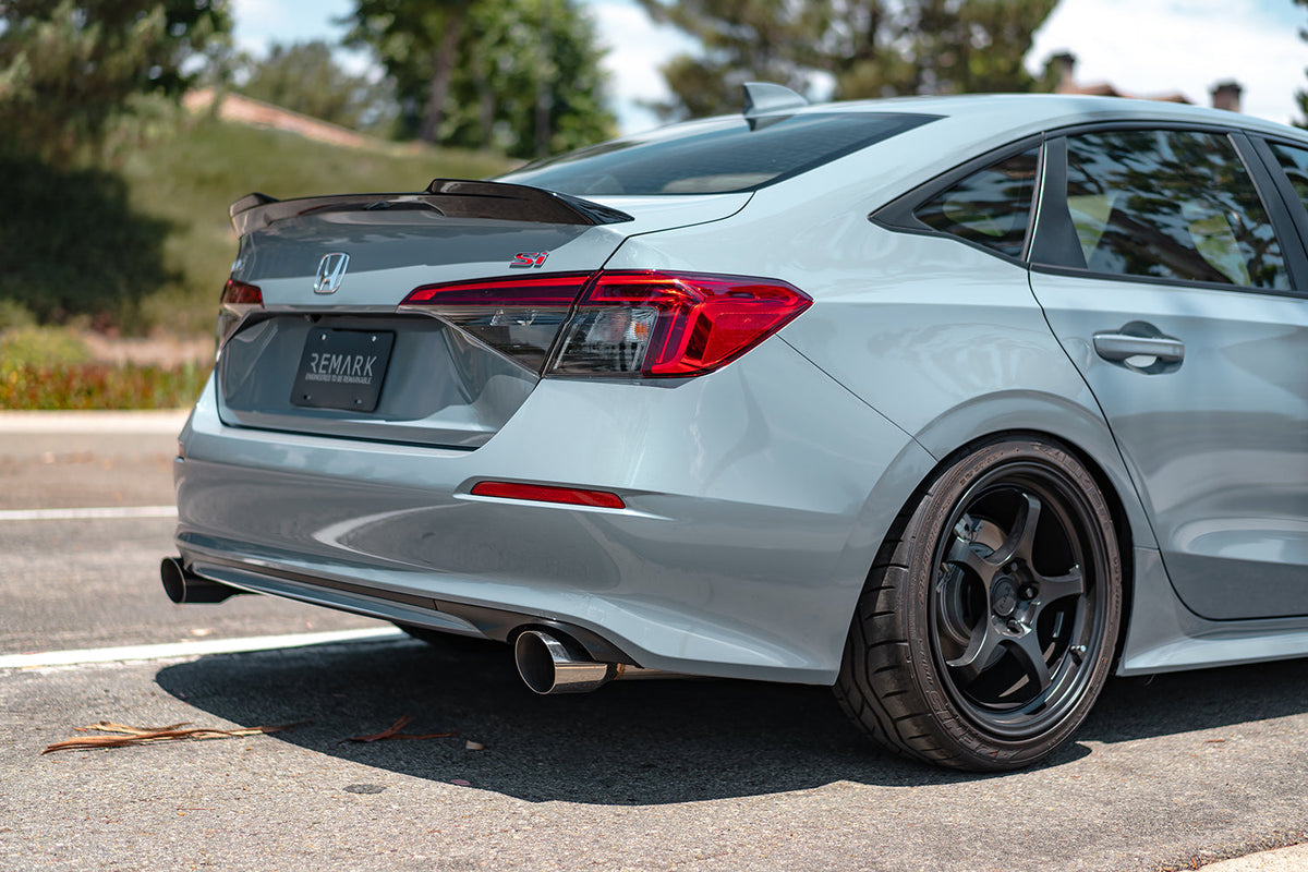 Remark 2022+ Honda Civic Si FE1 Sport Touring (Link Loop) Catback Exhaust w/ Burnt Stainless Tip - RK-C2063H-08T
