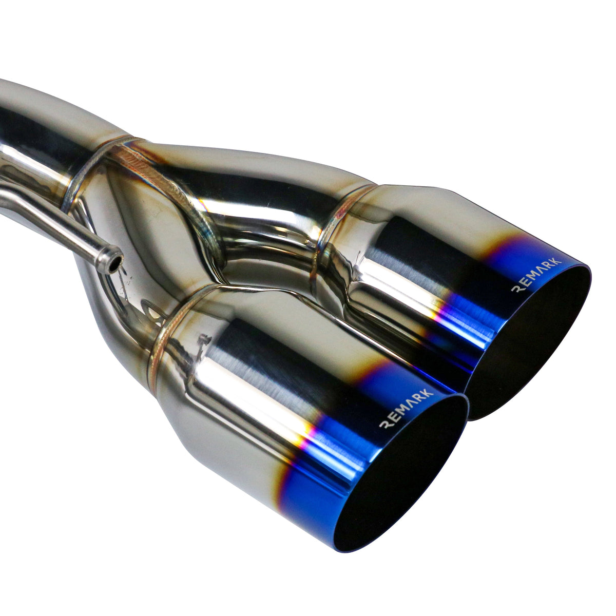 Remark 08-14 Subaru STi GR Hatch Sports Touring Spec - Burnt Quad Tips (Non-Resonated) - RK-C4076S-02TN