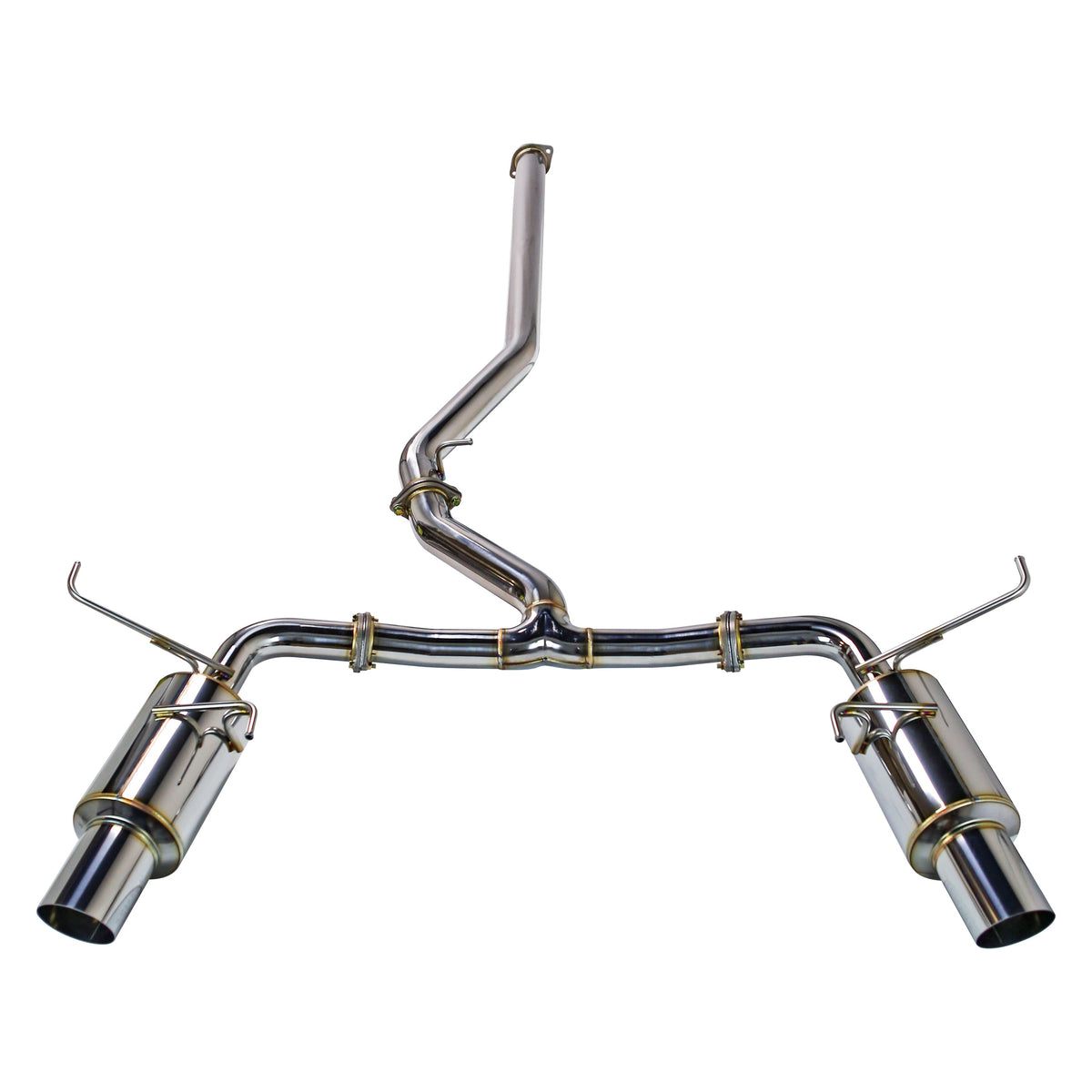 REMARK 2022+ Subaru WRX VB Catback Exhaust - Dual R1 Spec Stainless (Non-Resonated) - RK-C2076S-03