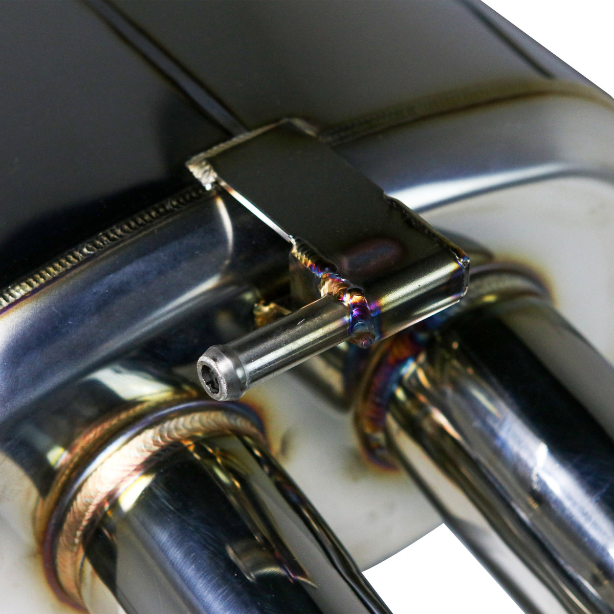 REMARK 24+ Toyota GR Corolla Dual Center Exit w/ Resonator Burnt Stainless Steel Catback Exhaust, - RK-C2076T-05TC