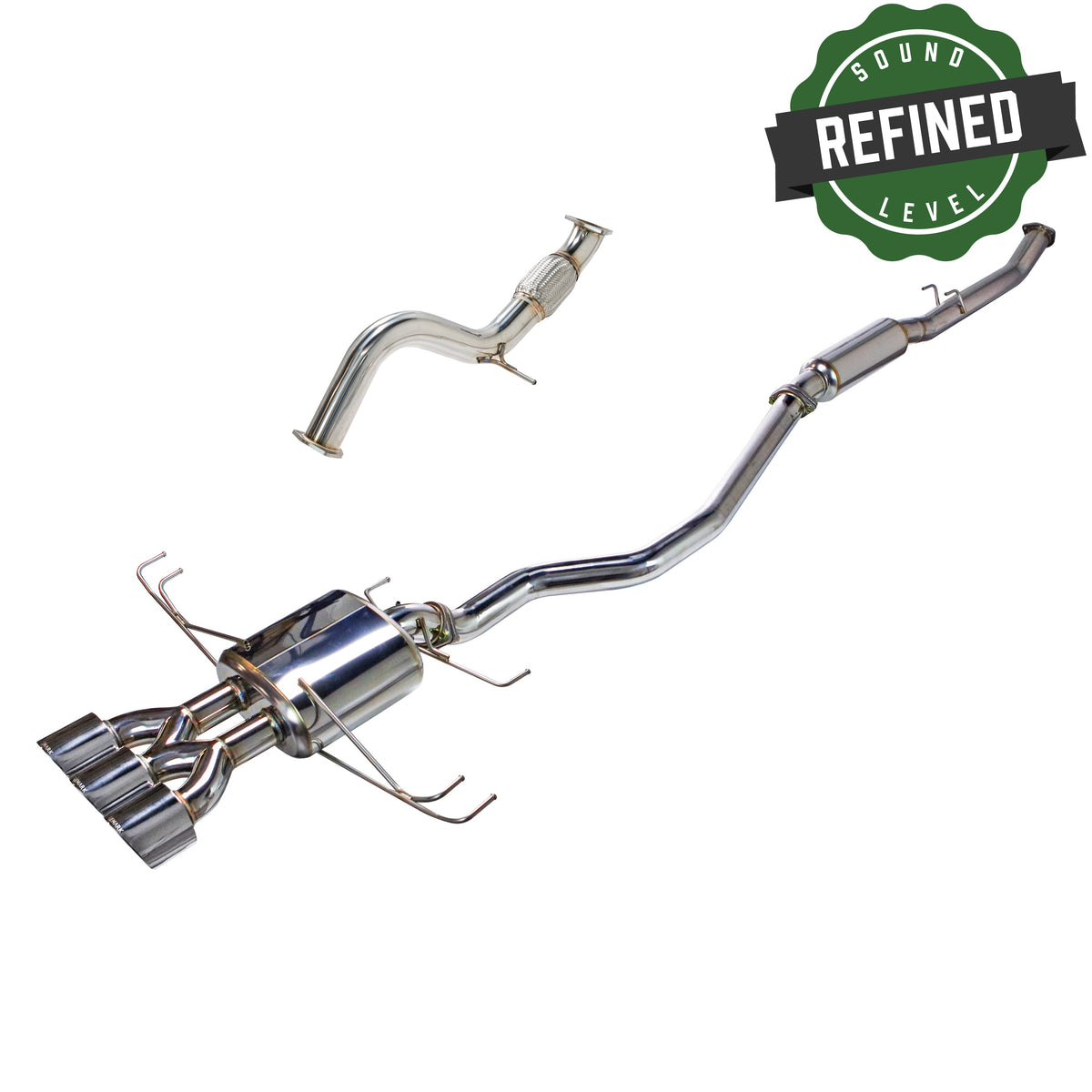 REMARK 2023+ Acura Integra Type-S (DE5) Catback Exhaust - Burnt Tips - RK-C3076A-01T