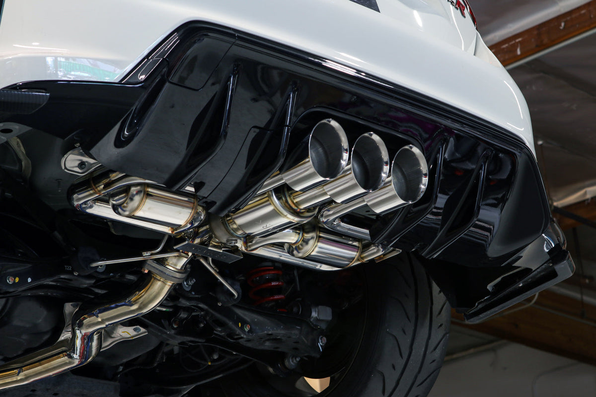 Remark 2023+ Honda Civic Type-R (FL5) Triple Tip Catback Exhaust w/ Triple Tip & Front Pipe - RK-C3076H-09