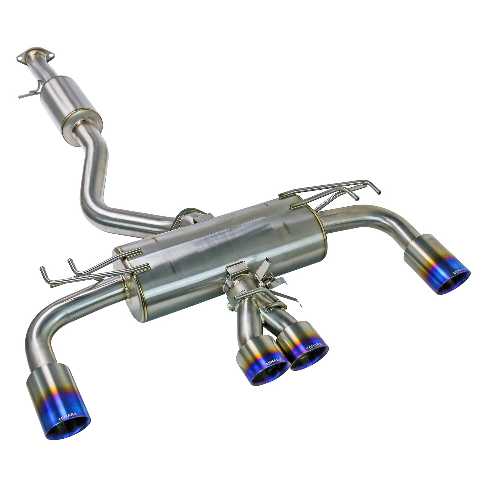 REMARK 23+Toyota GR Corolla Elite Spec Full Titanium Quad Tip Cat Back Exhaust - RK-C4076T-05T