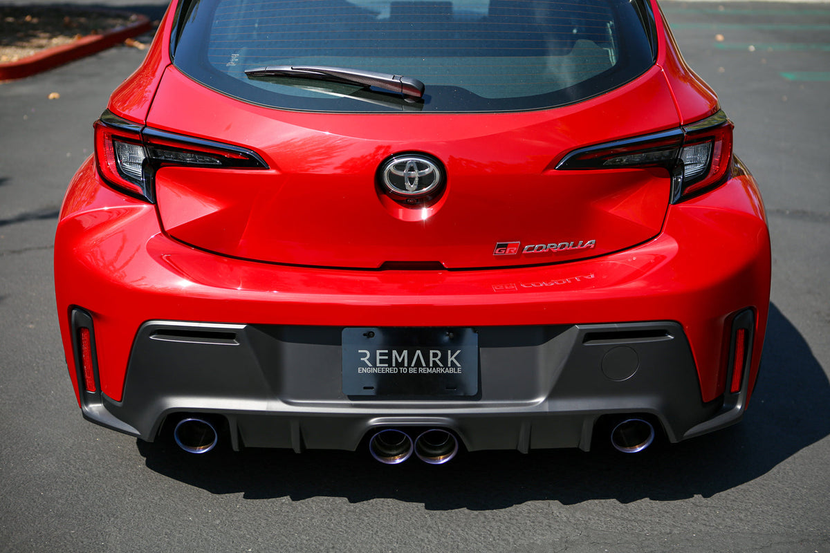 REMARK 23+Toyota GR Corolla Elite Spec Full Titanium Quad Tip Cat Back Exhaust - RK-C4076T-05T