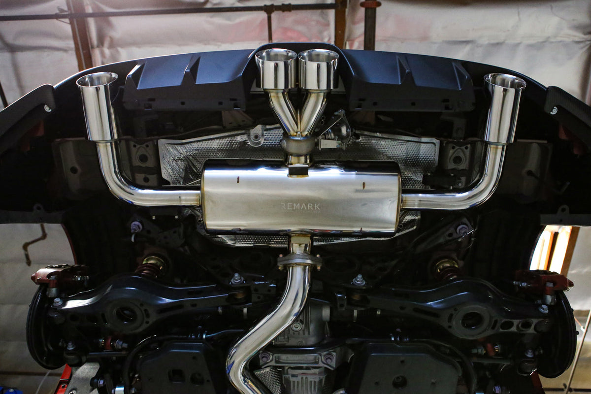 Remark 2023+ Toyota GR Corolla Elite Spec Quad Tip Catback Exhaust - RK-C4076T-05
