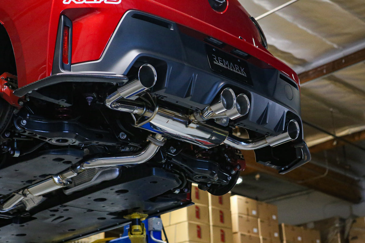 Remark 2023+ Toyota GR Corolla Elite Spec Quad Tip Catback Exhaust - RK-C4076T-05