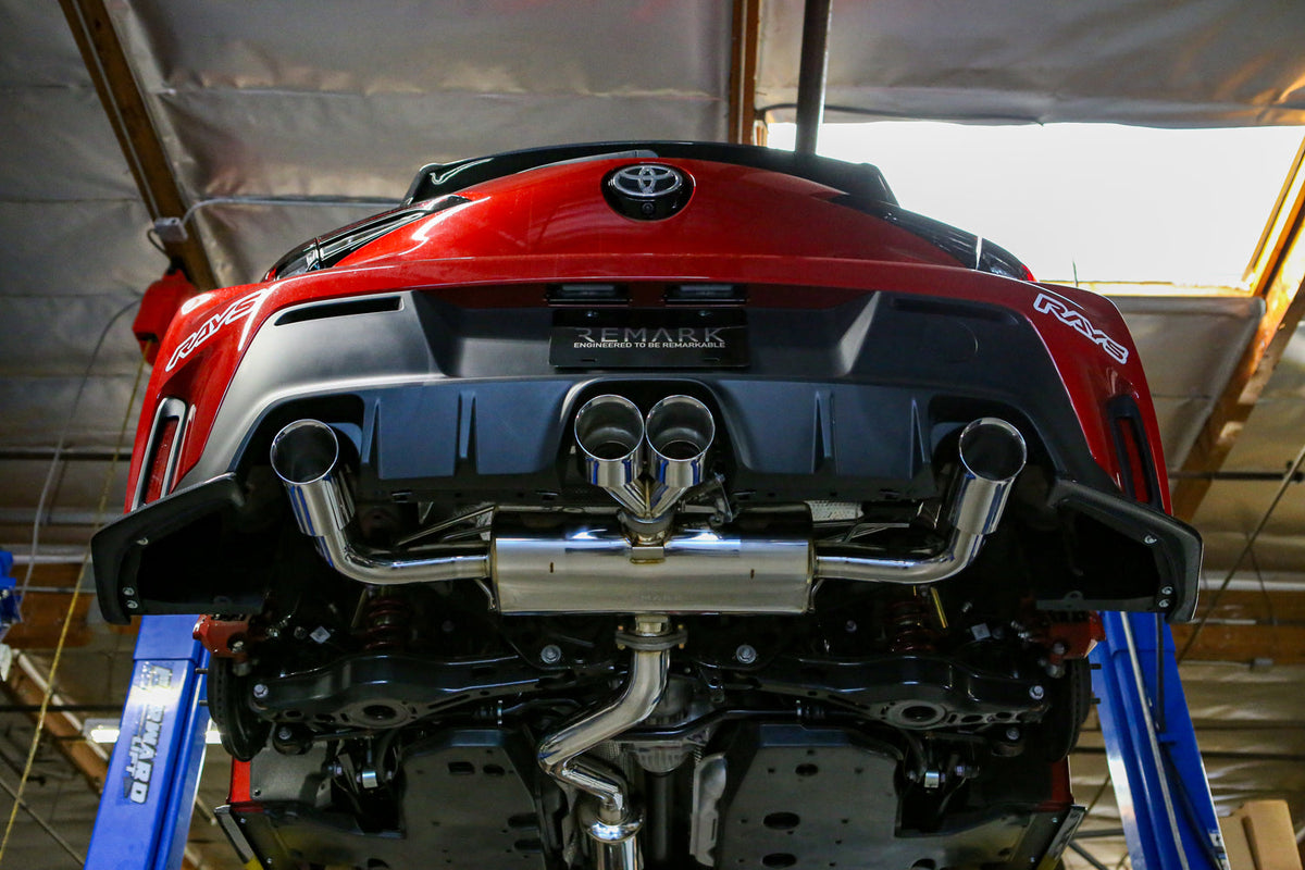 Remark 2023+ Toyota GR Corolla Elite Spec Quad Tip Catback Exhaust - RK-C4076T-05