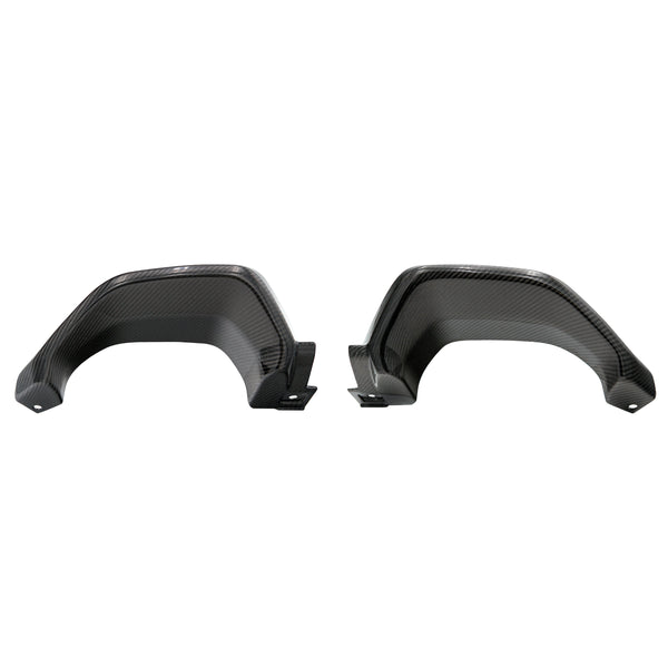 Remark 2022+ Subaru WRX Carbon Fiber Exhaust Finisher - Gloss Finish - RMK-05-EC01S-02