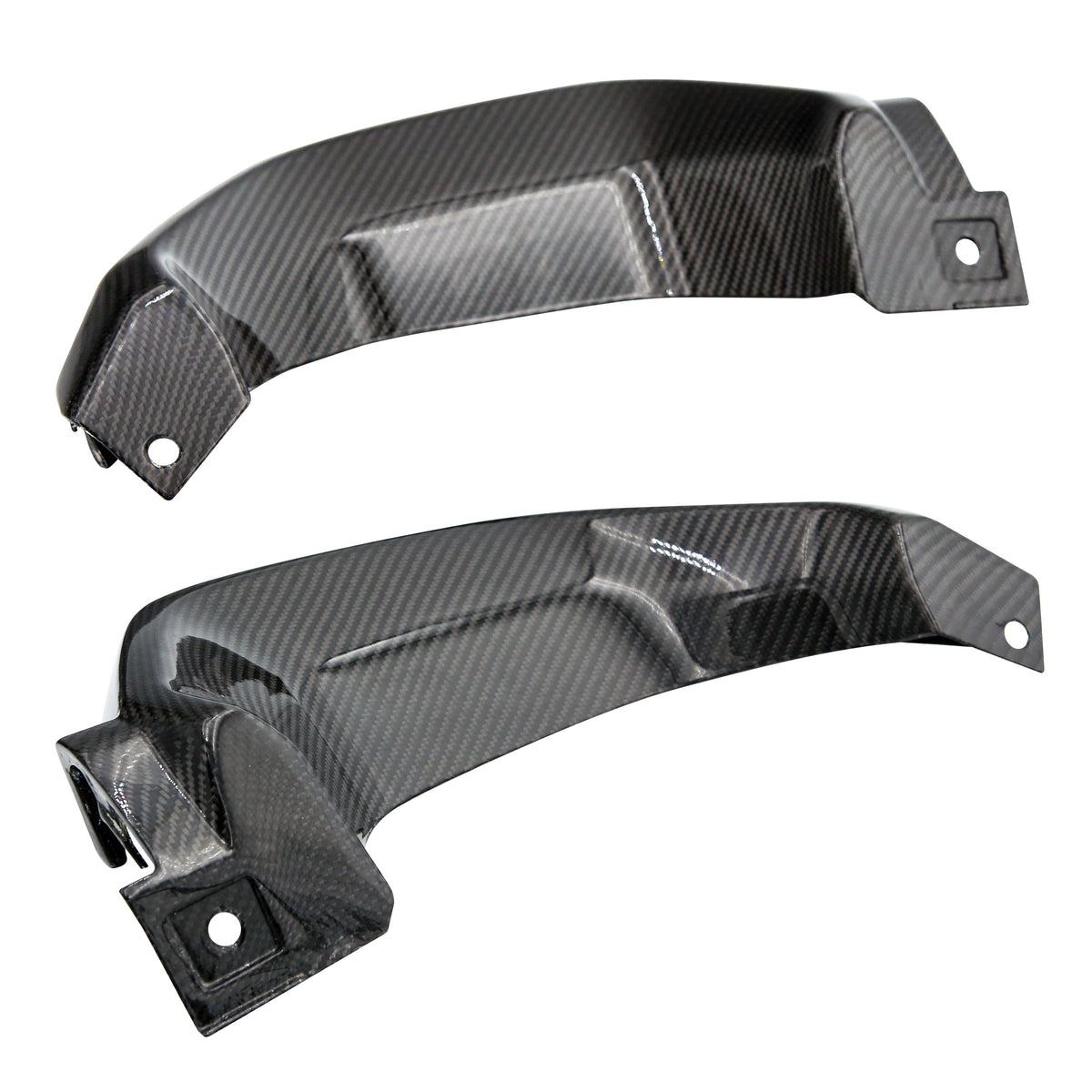 Remark 2022+ Subaru WRX Carbon Fiber Exhaust Finisher - Gloss Finish - RMK-05-EC01S-02