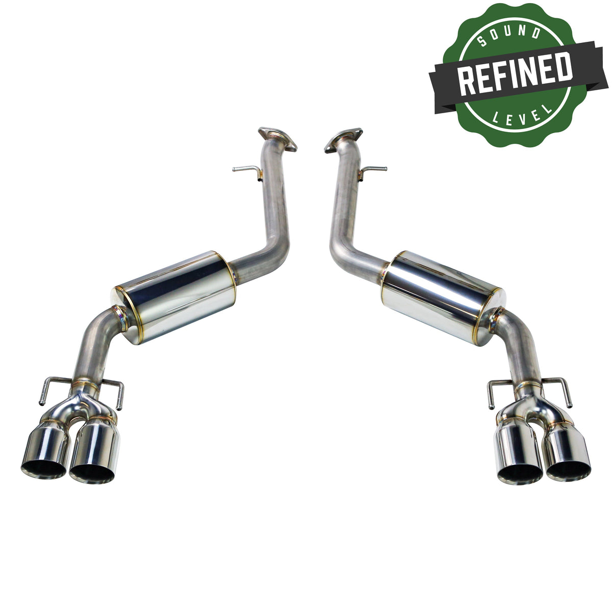 REMARK 17-20 Lexus IS200/300/350 Axleback Exhaust - Stainless Double Wall Tip (Muffler Version) - RO-TSE3-DM