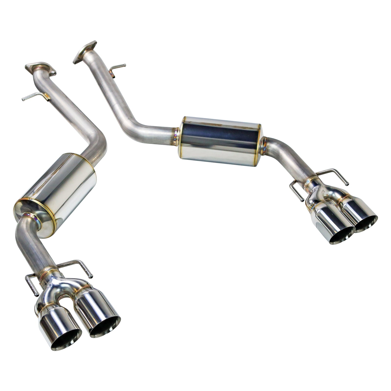 REMARK 17-20 Lexus IS200/300/350 Axleback Exhaust - Stainless Double Wall Tip (Muffler Version) - RO-TSE3-DM