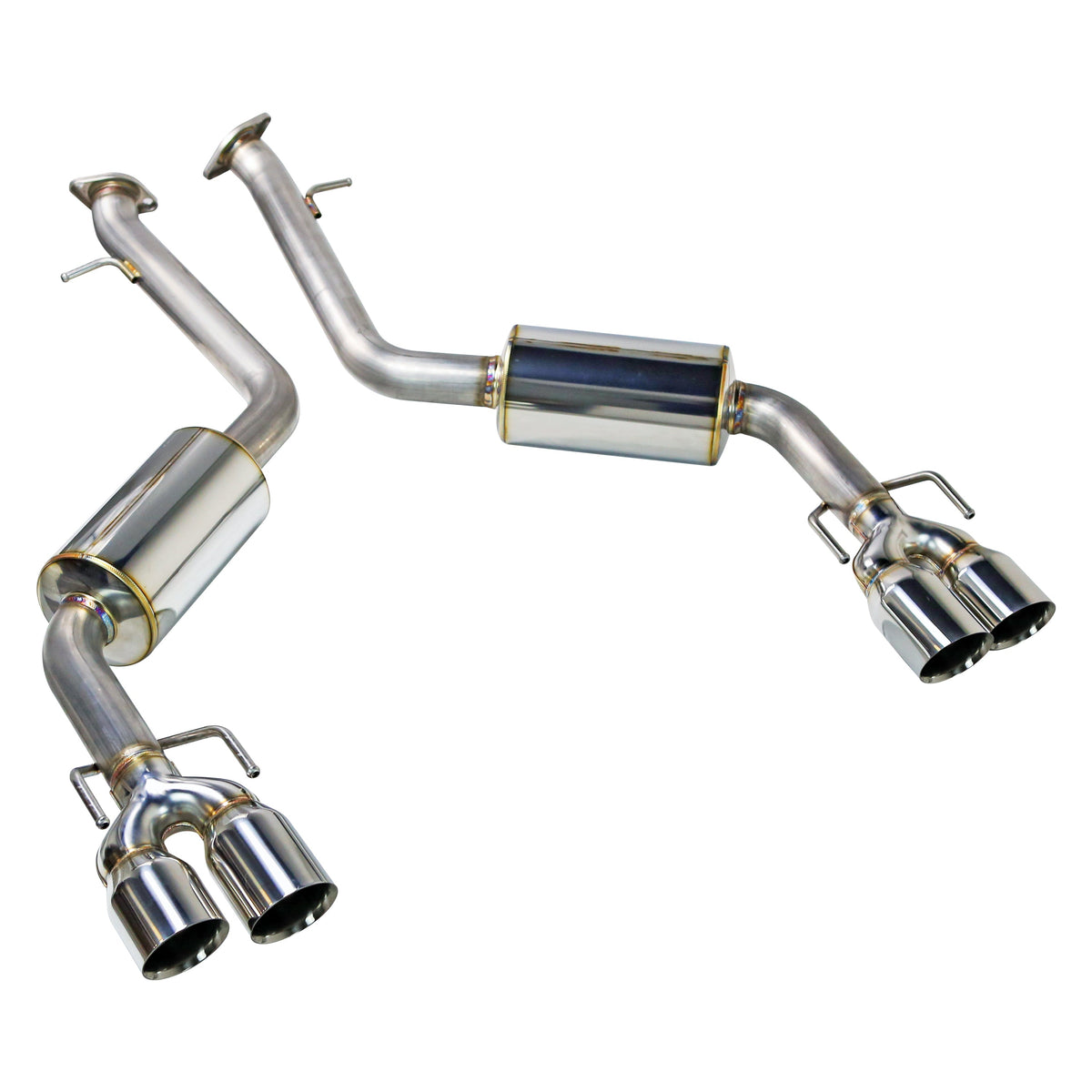 REMARK 17-20 Lexus IS200/300/350 Axleback Exhaust - SS Double Wall Burnt Tip (Muffler Version) - RO-TTE3-DM