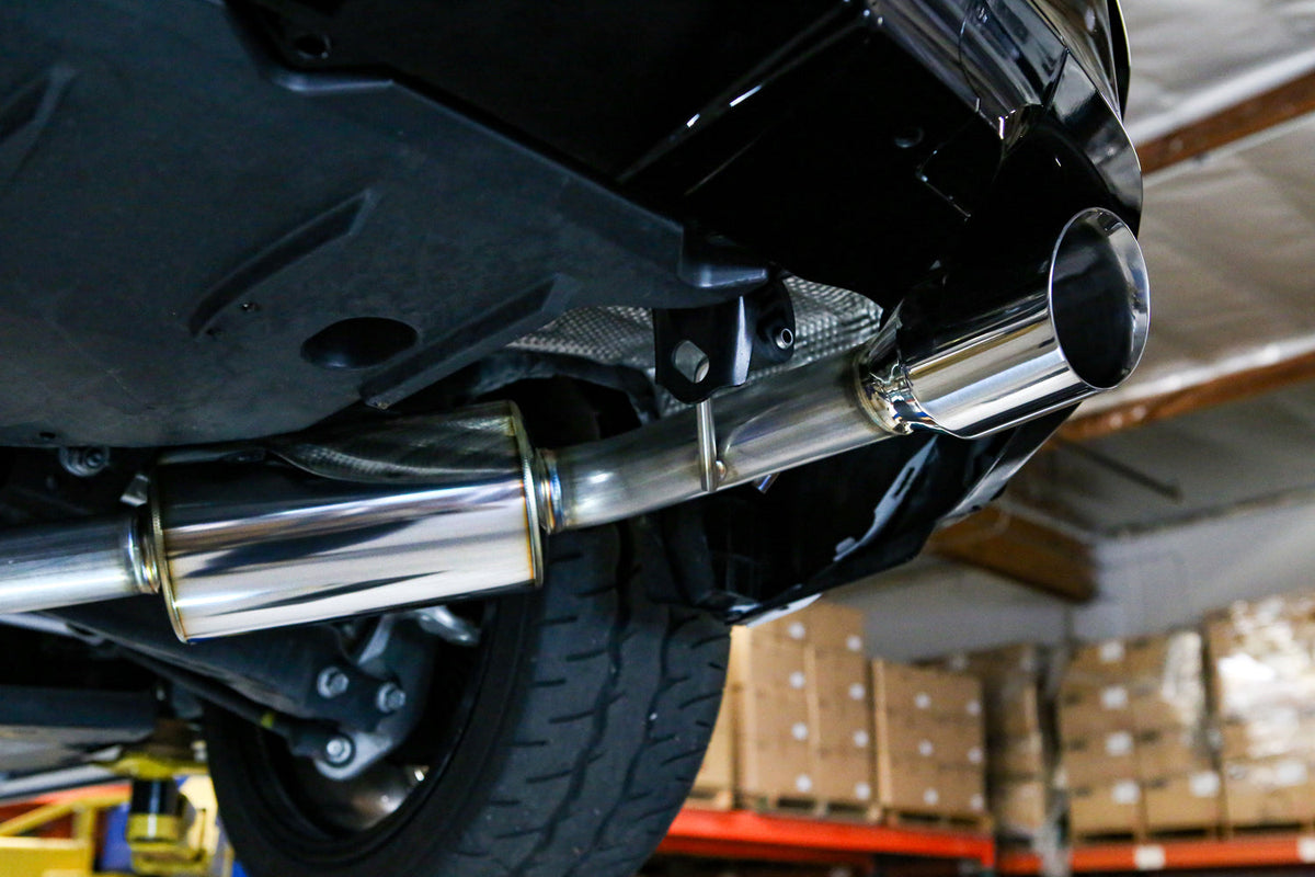 REMARK 2021+ Lexus IS300/ IS350 Axleback Exhaust - Burnt Stainless Double Wall Tip (Muffler Version) - RO-TTE4-DM
