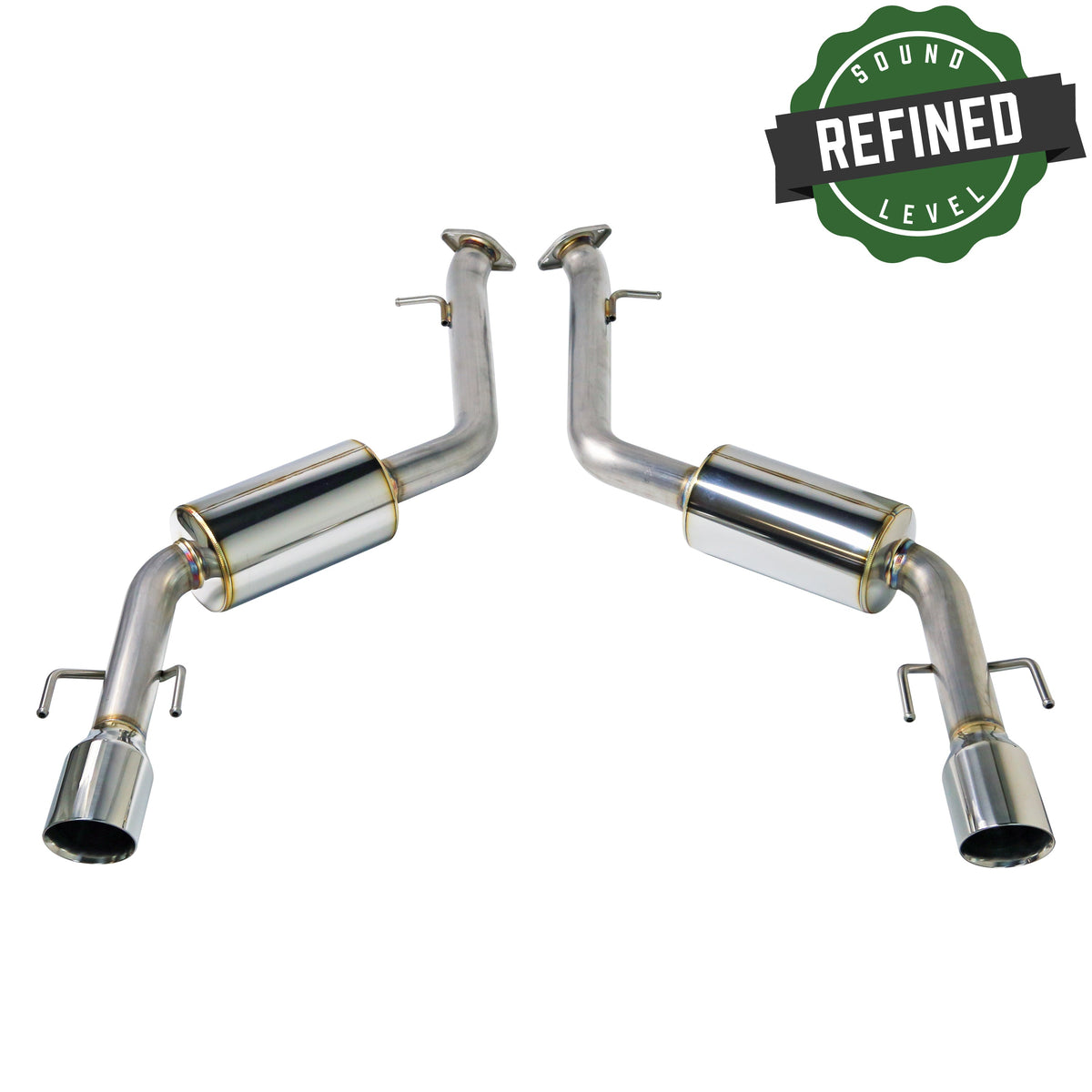 REMARK 2021+ Lexus IS300/ IS350 Axleback Exhaust - Burnt Stainless Double Wall Tip (Muffler Version) - RO-TTE4-DM