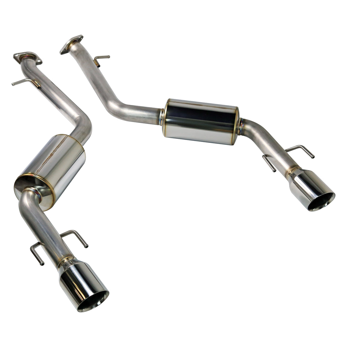 REMARK 2021+ Lexus IS300/ IS350 Axleback Exhaust - Burnt Stainless Double Wall Tip (Muffler Version) - RO-TTE4-DM