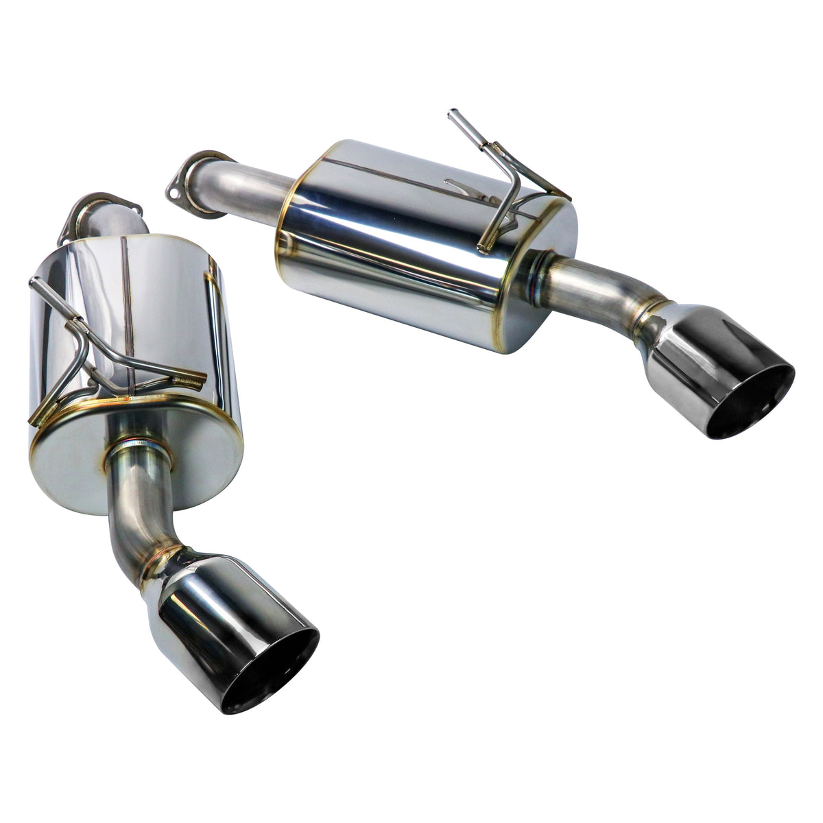 REMARK 14+ Infiniti Q50 Axleback Exhaust w/Mufflers - Burnt Double Wall Tip - RO-TTQ5-DM
