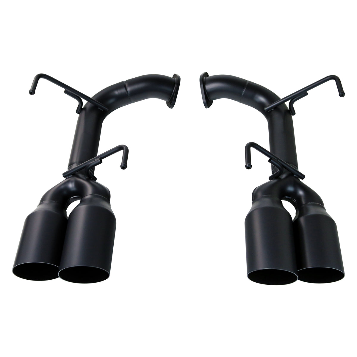 Remark 15-22 Subaru WRX STi VA Axle Back Exhaust Stainless Steel Single Wall Tip 4in Cerakote Black - RO-TSVA-S4B