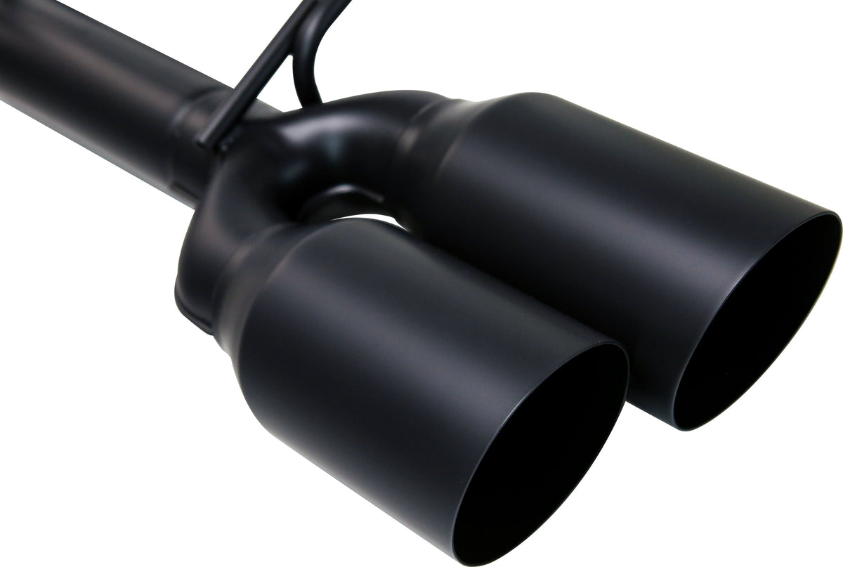 Remark 15-22 Subaru WRX STi VA Axle Back Exhaust Stainless Steel Single Wall Tip 4in Cerakote Black - RO-TSVA-S4B