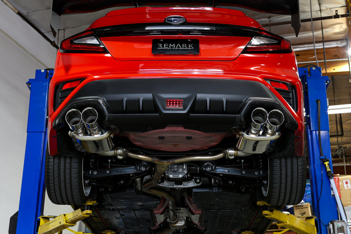 Remark 22+ Subaru WRX VB Axleback Exhaust w/ Stainless Double Wall Tip - RO-TSVB-DMQ