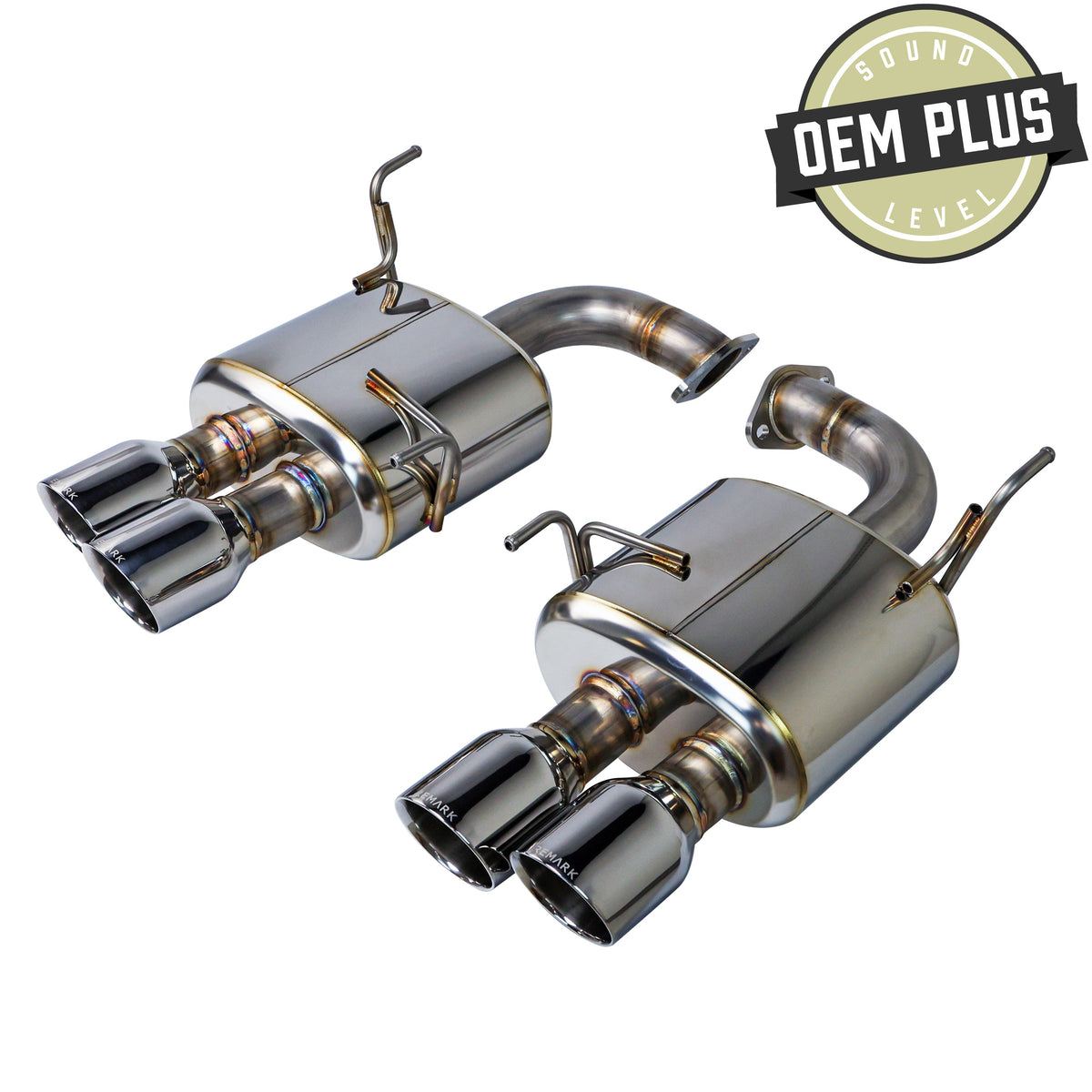 Remark 22+ Subaru WRX VB Axleback Exhaust w/ Stainless Double Wall Tip - RO-TSVB-DMQ