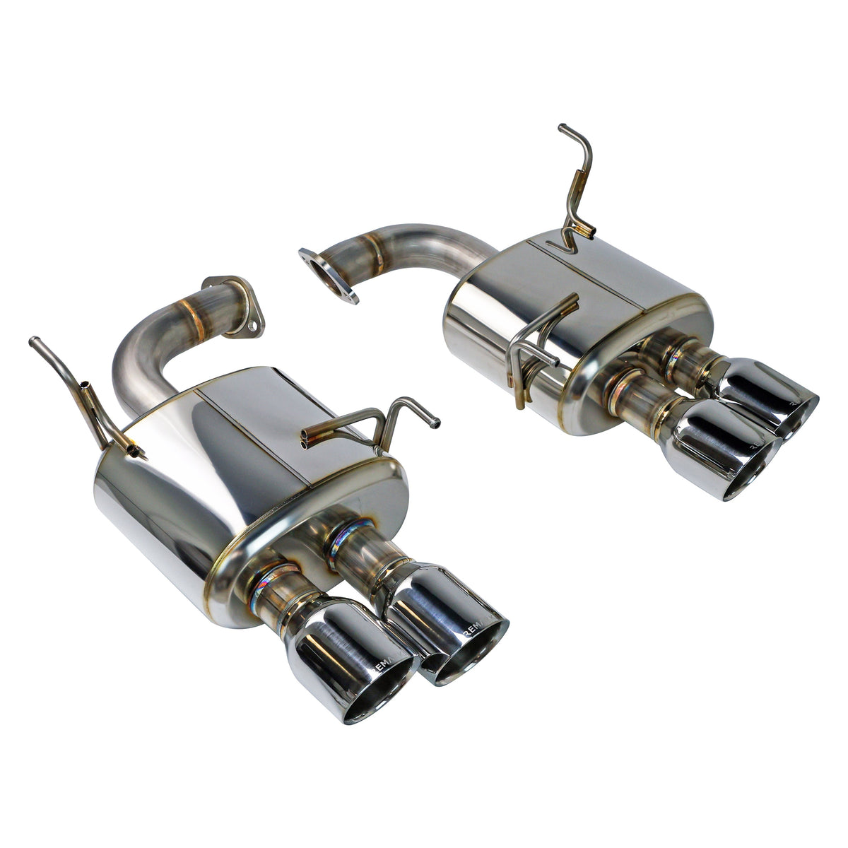 Remark 22+ Subaru WRX VB Axleback Exhaust w/ Burnt  Stainless Double Wall Tip - RO-TTVB-DMQ