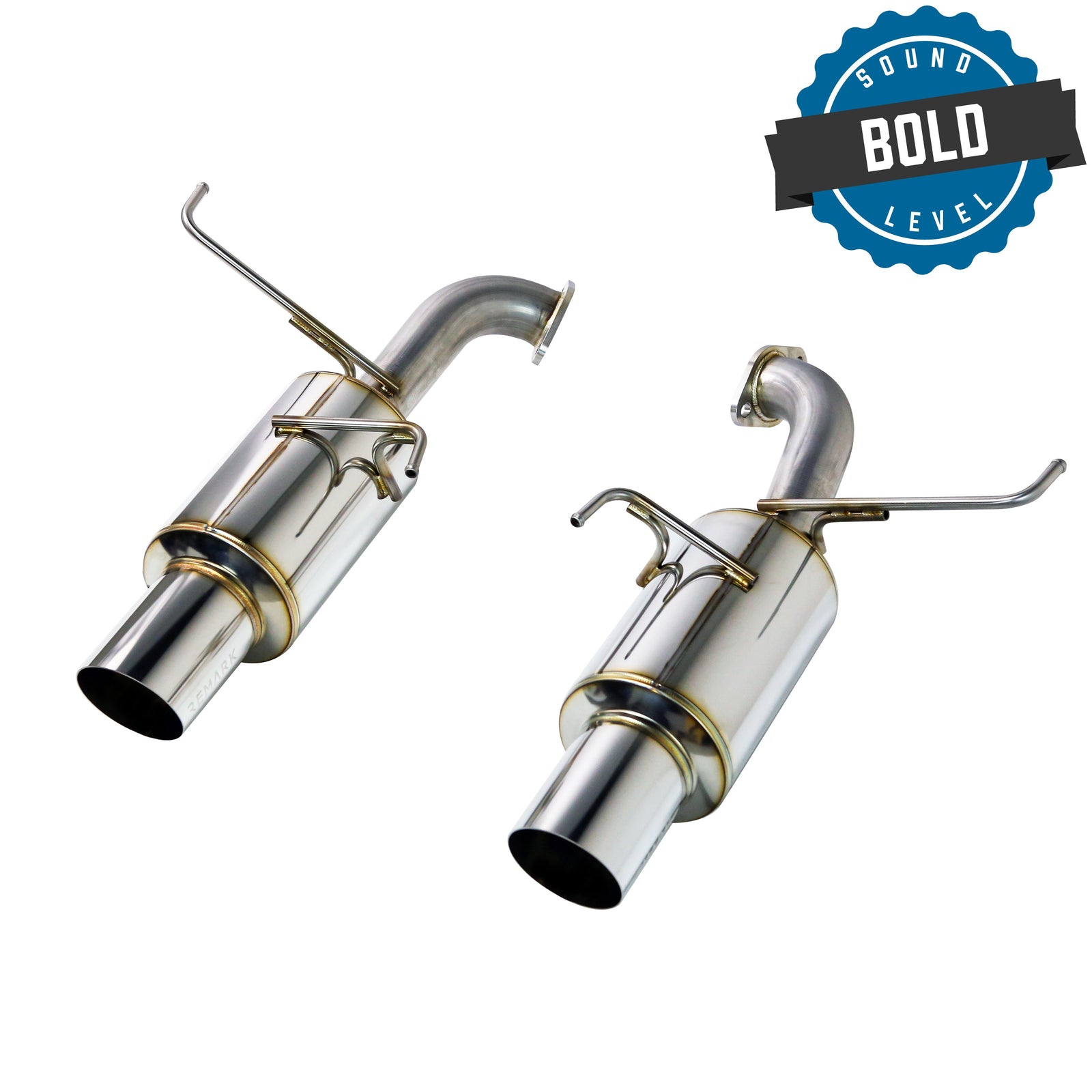 REMARK 2022+ Subaru WRX VB Axleback Exhaust - Dual R1 Spec Stainless - RO-TSVB-R1D