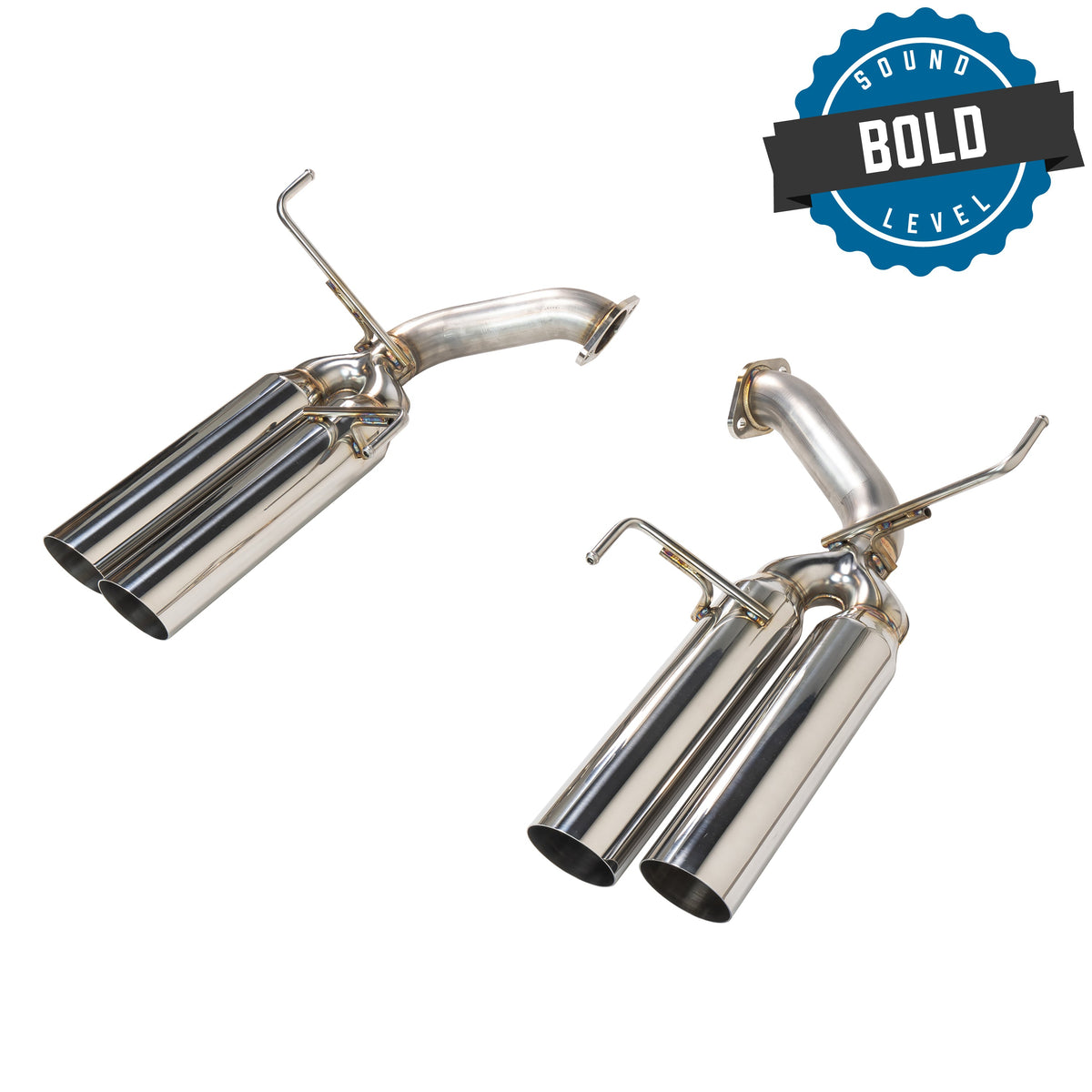 Remark 2022+ Subaru WRX BOSO Edition Axle Back Exhaust w/ Stainless Steel Tips - RO-TSVB-SL