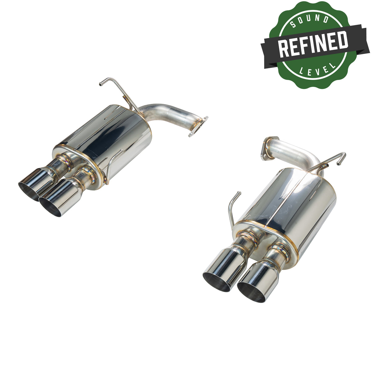 Remark 2022+ Subaru WRX VB Axle Back Exhaust w/Burnt Stainless Steel Single Wall Tip - RO-TTVB-SM