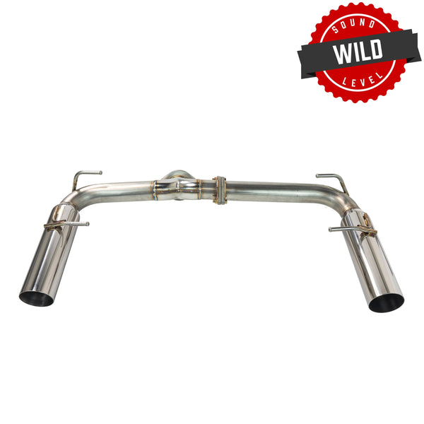 Remark 2022+ Subaru BRZ/Toyota GR86 BOSO Axle Back Exhaust w/Stainless Steel Tip - RO-TSZ8-SL