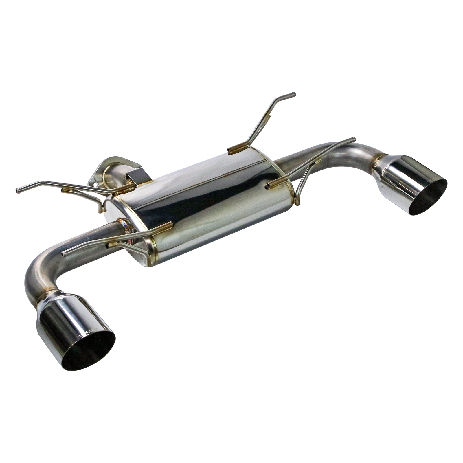 Remark 22+ Subaru BRZ/Toyota GR86 Axle-Back Exhaust - Stainless Single Wall Tips - RO-TSZ8-SM