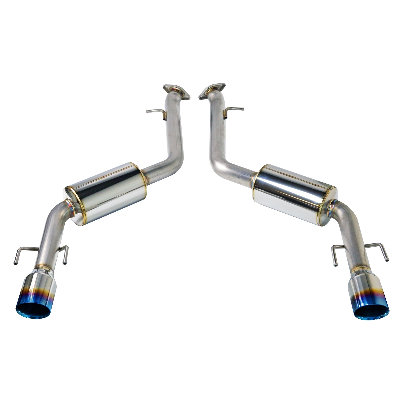 REMARK 2021+ Lexus IS300/ IS350 Axleback Exhaust - Burnt Stainless Double Wall Tip (Muffler Version) - RO-TTE4-DM