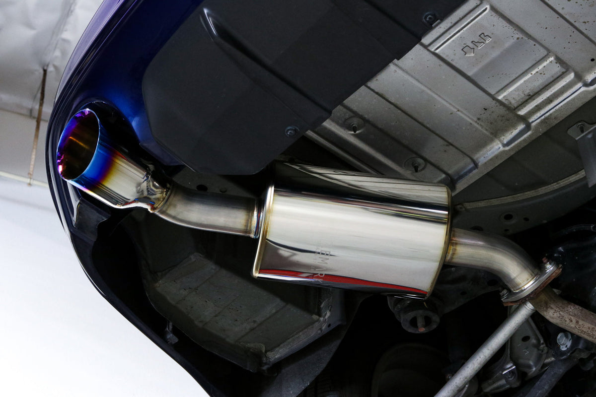 REMARK 14+ Infiniti Q50 Axleback Exhaust w/Mufflers - Burnt Double Wall Tip - RO-TTQ5-DM