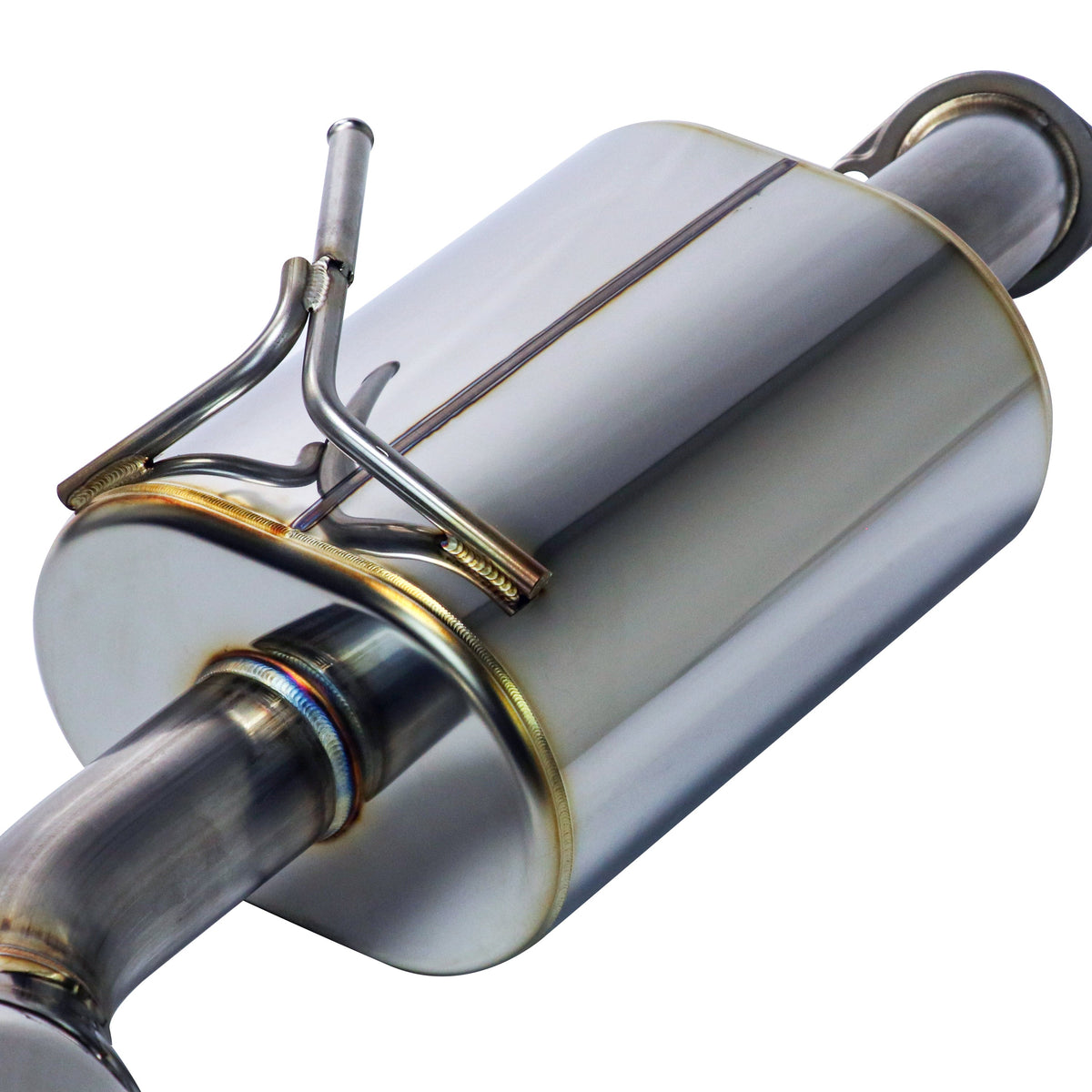 REMARK 14+ Infiniti Q50 Axleback Exhaust w/Mufflers - Stainless Double Wall Tip - RO-TSQ5-DM