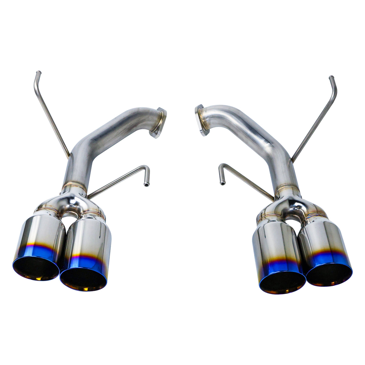 Remark 2022+ Subaru WRX (VB) 4in Axleback Exhaust w/ Burnt Stainless Double Wall Tip - RO-TTVB-D4