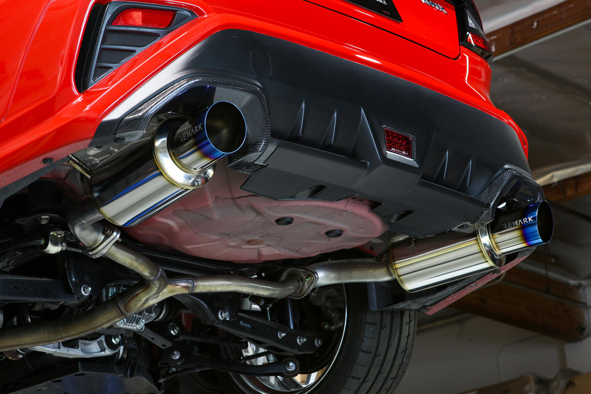 REMARK 2022+ Subaru WRX VB Axleback Exhaust - Dual R1 Spec Stainless - RO-TSVB-R1D
