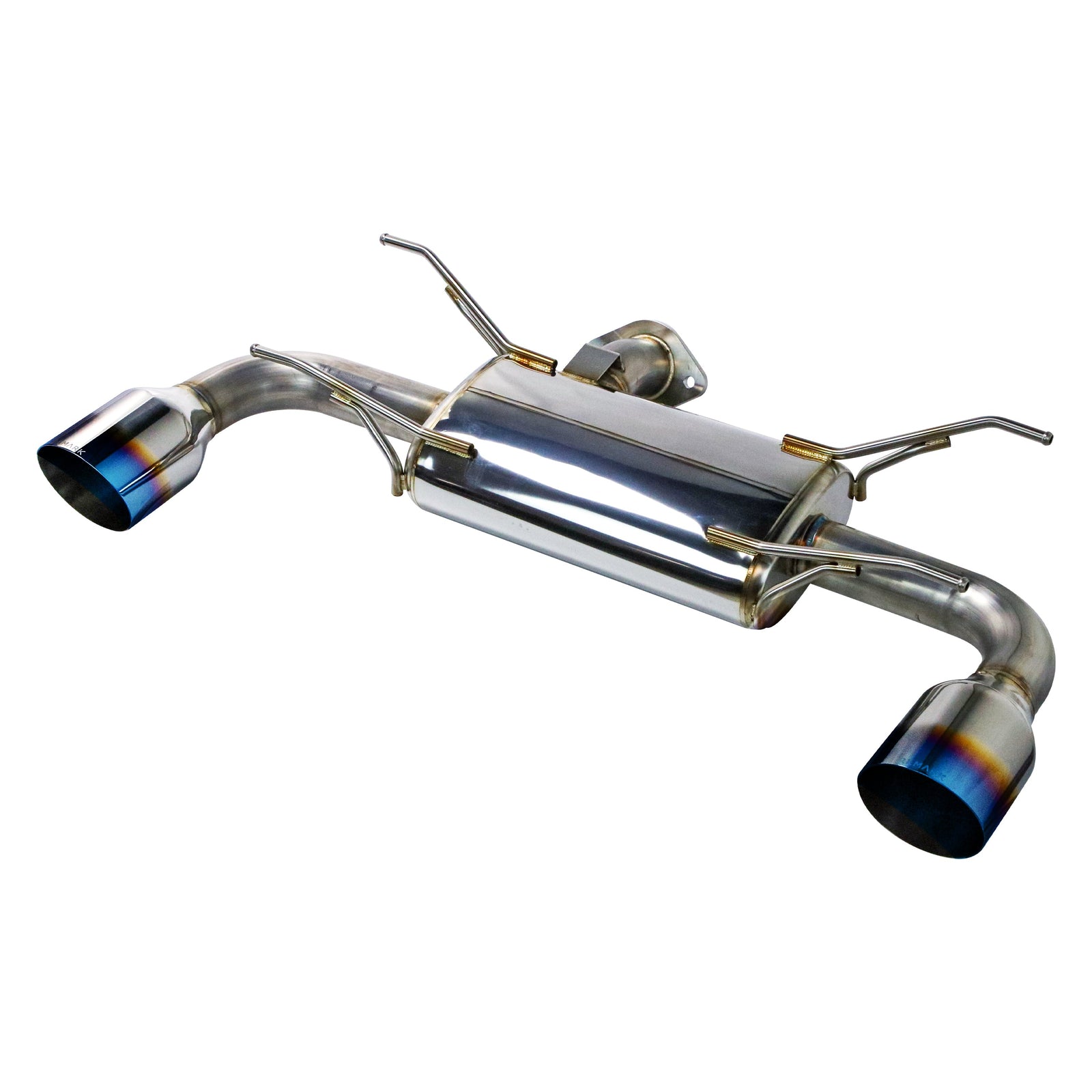 Remark 22+ Subaru BRZ/Toyota GR86 Axle-Back Exhaust - Burnt Single Wall Tips - RO-TTZ8-SM