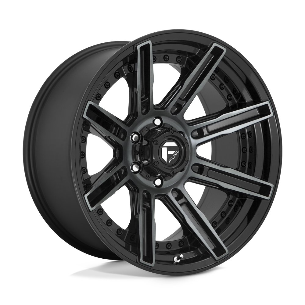 Fuel Off-Road D708 20X10 Gloss Machined Double Dark Tint 6x139.7 -18mm