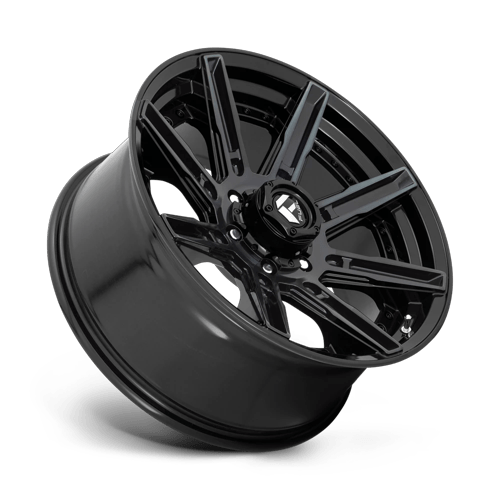 Fuel Off-Road D708 20X9 Gloss Machined Double Dark Tint 5x127 +1mm