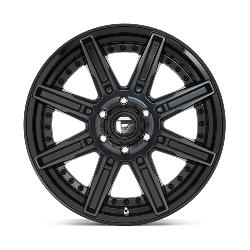 Fuel Off-Road D708 20X9 Gloss Machined Double Dark Tint 6x139.7 +1mm